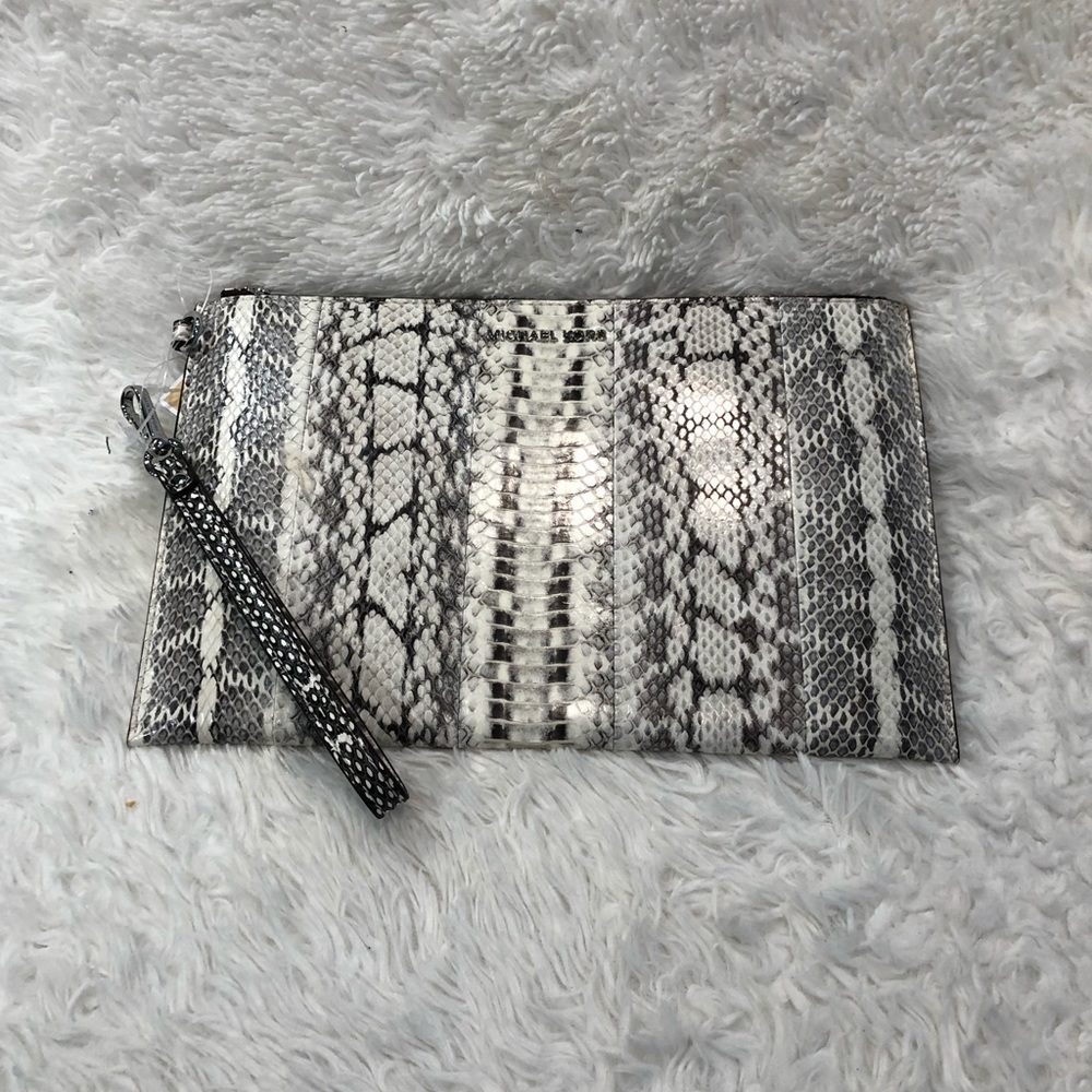 Michael Kors Snakeskin Wristlet